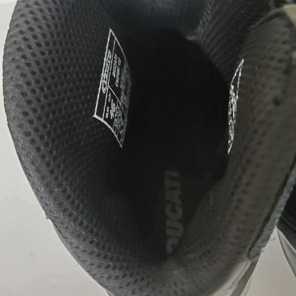 DUCATI ITALIAN Biker Booties Theme C2 Men's Size 11.5 Moto Boots *READ - Picture 7 of 15